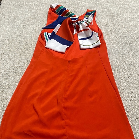 Lulu's Vibrant Orange Sleeveless Mini Dress Size XS - Picture 15 of 15
